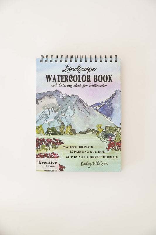 landscape watercolor book