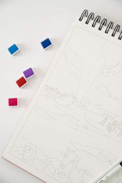 national parks watercolor book