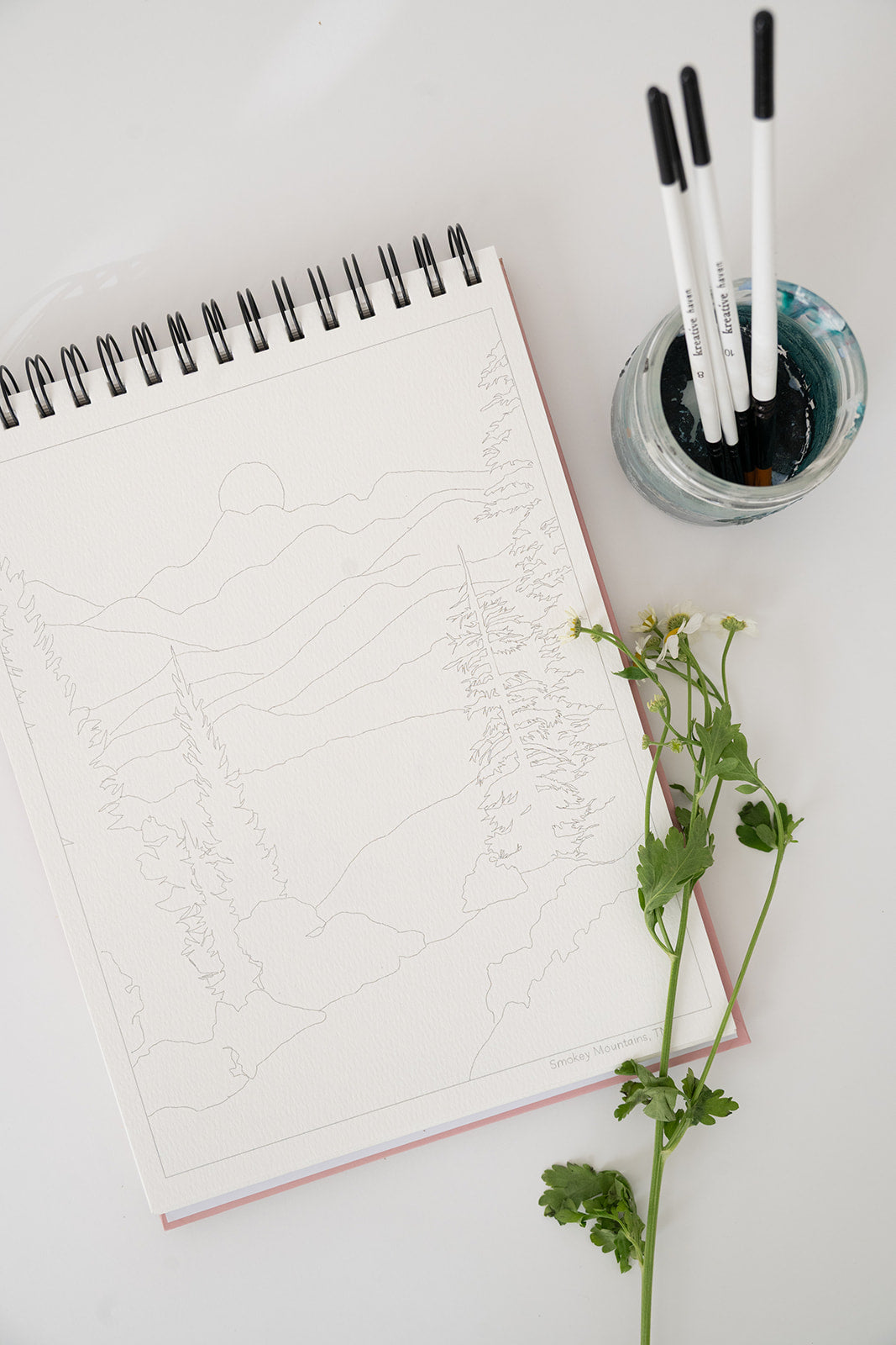 national parks watercolor book