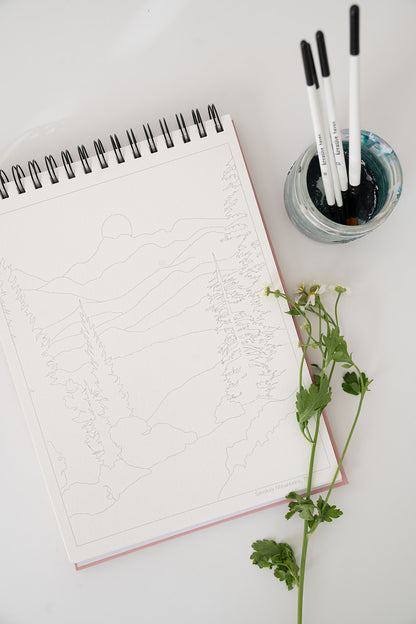 national parks watercolor book