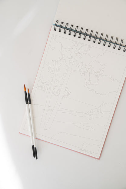 national parks watercolor book