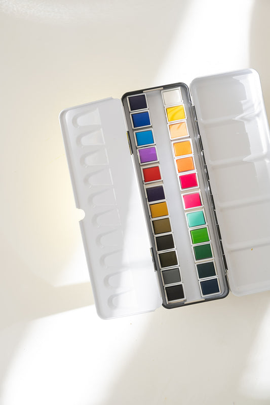 watercolor paint pallete